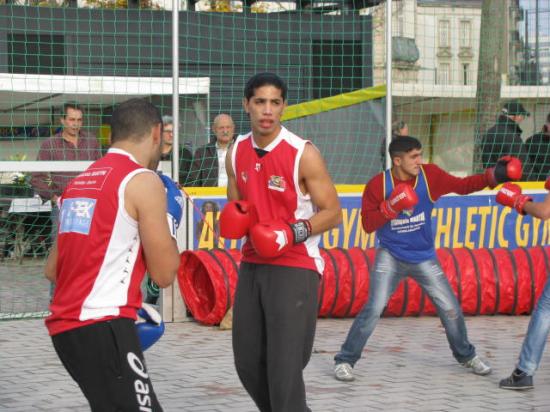 Démonstration des jeunes du Dijon Boxe