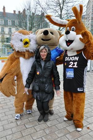 Nathalie et ses Mascottes ont silloné la ville